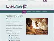 Tablet Screenshot of livingalive.net